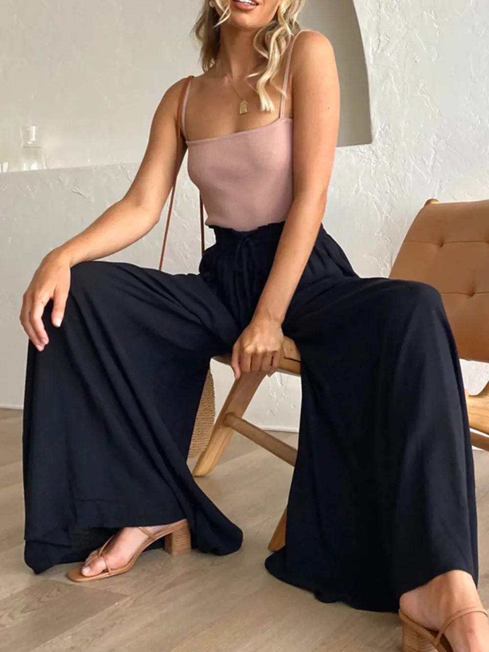 High Waist Wide Leg Pants – Trendsi | ClozArt