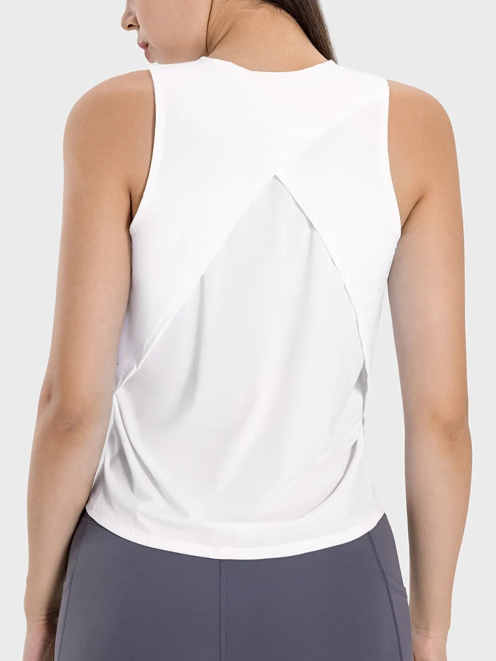 Millennia Round Neck Active Tank – Trendsi | ClozArt