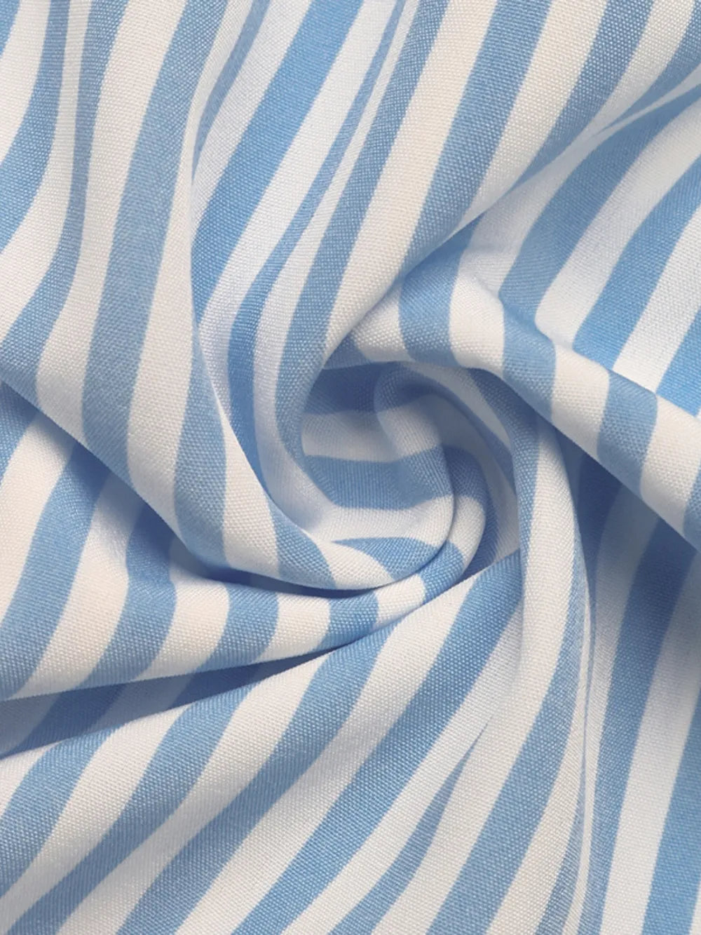 Smocked Striped Wide Striped Midi Dress – Trendsi | ClozArt