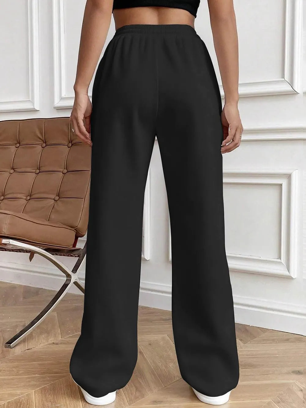 Drawstring Elastic Waist Pants with Pockets – Trendsi | ClozArt