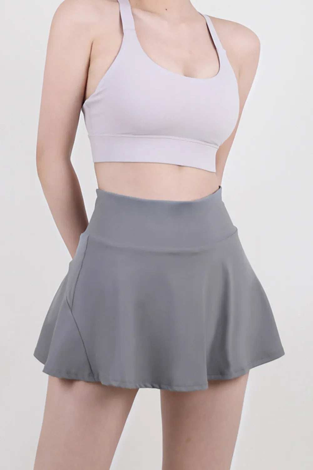 High Waist Pleated Active Skirt – Trendsi | ClozArt