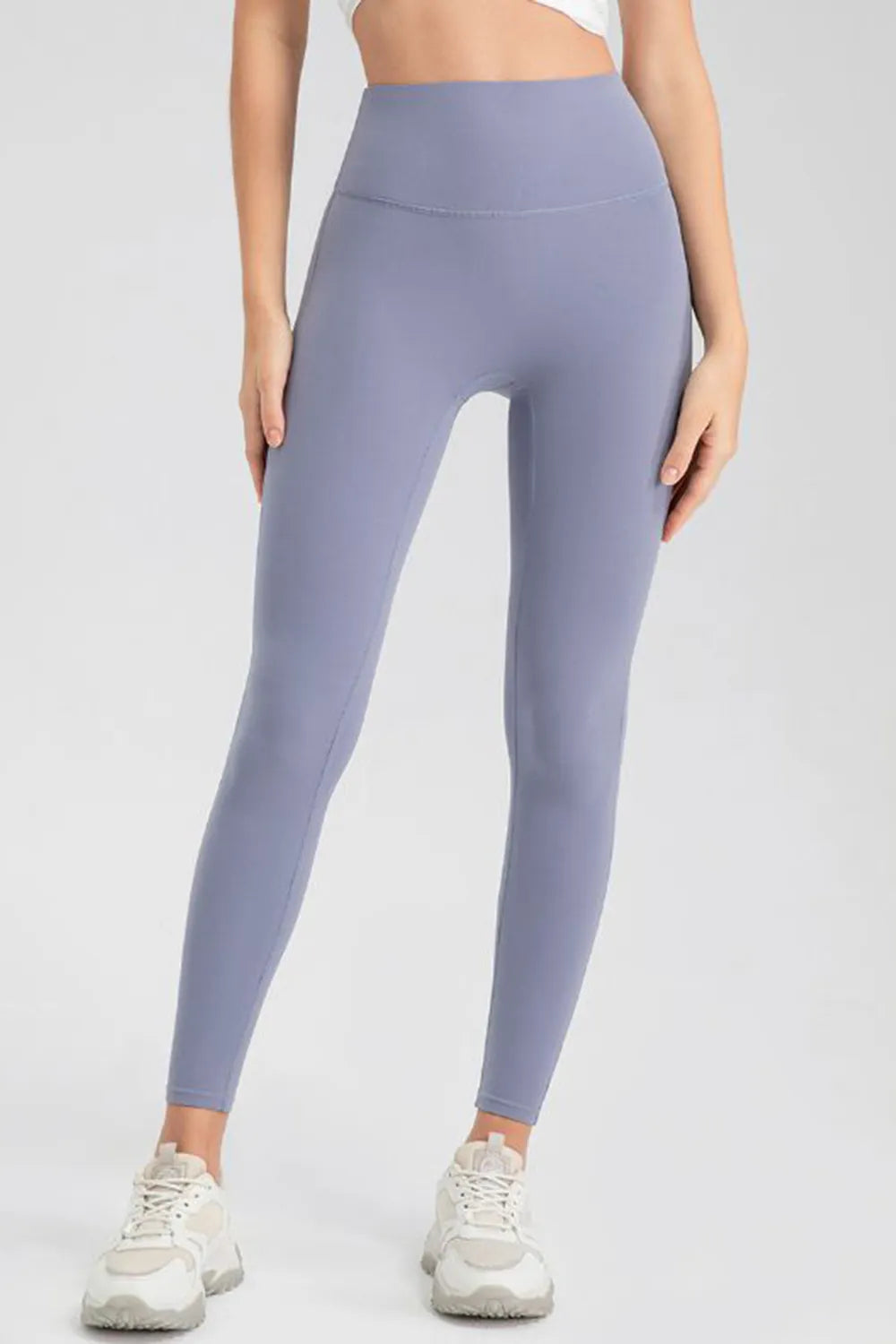 High Waist Skinny Active Pants – Trendsi | ClozArt