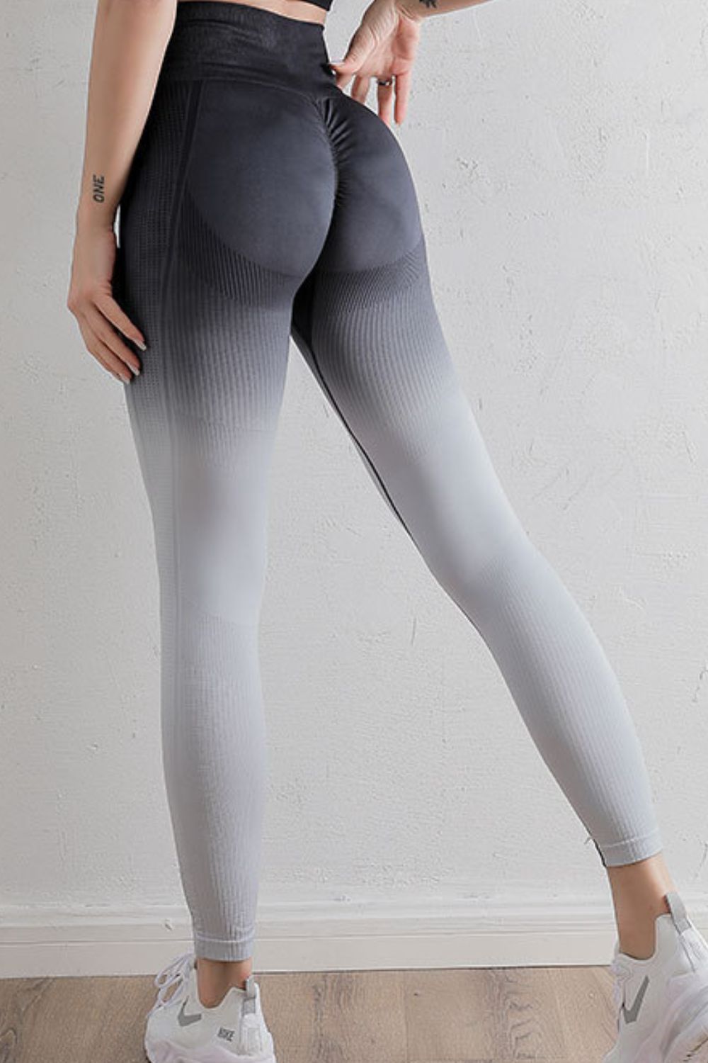 Gradient High Waist Sports Leggings – Trendsi | ClozArt