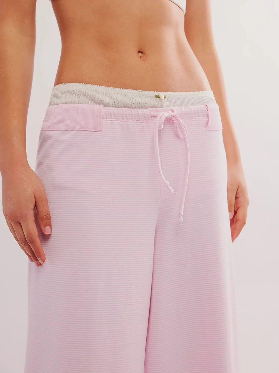 Drawstring Striped Wide Leg Pants – Trendsi | ClozArt