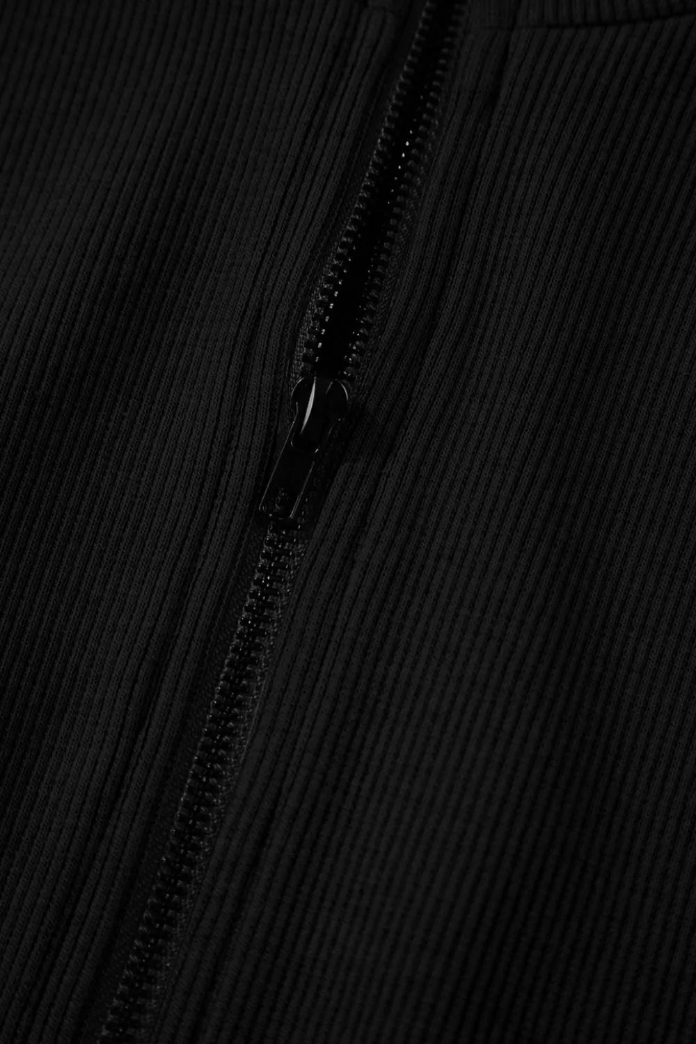 French Terry Zipped Collar Sleeveless Drawstring Waist Mini Dress – Trendsi | ClozArt