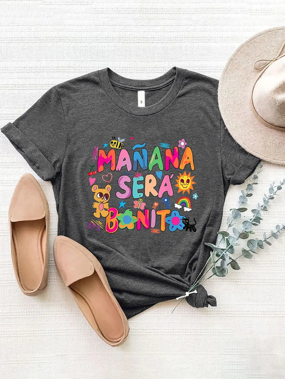 Letter Graphic Round Neck Short Sleeve T-Shirt – Trendsi | ClozArt