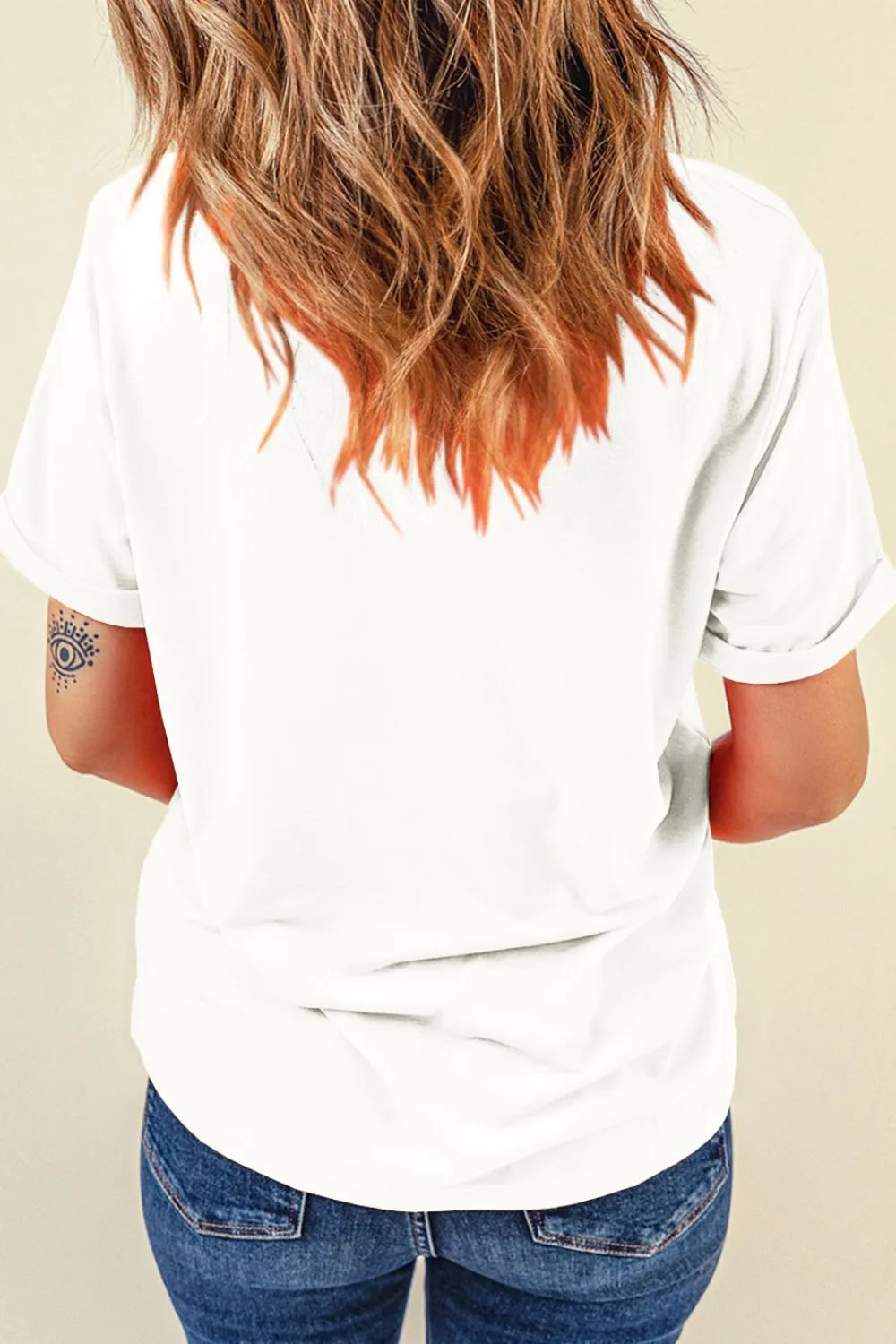 Sequin Flag Bow Pattern Crew Neck Patriotic Tee – Trendsi | ClozArt