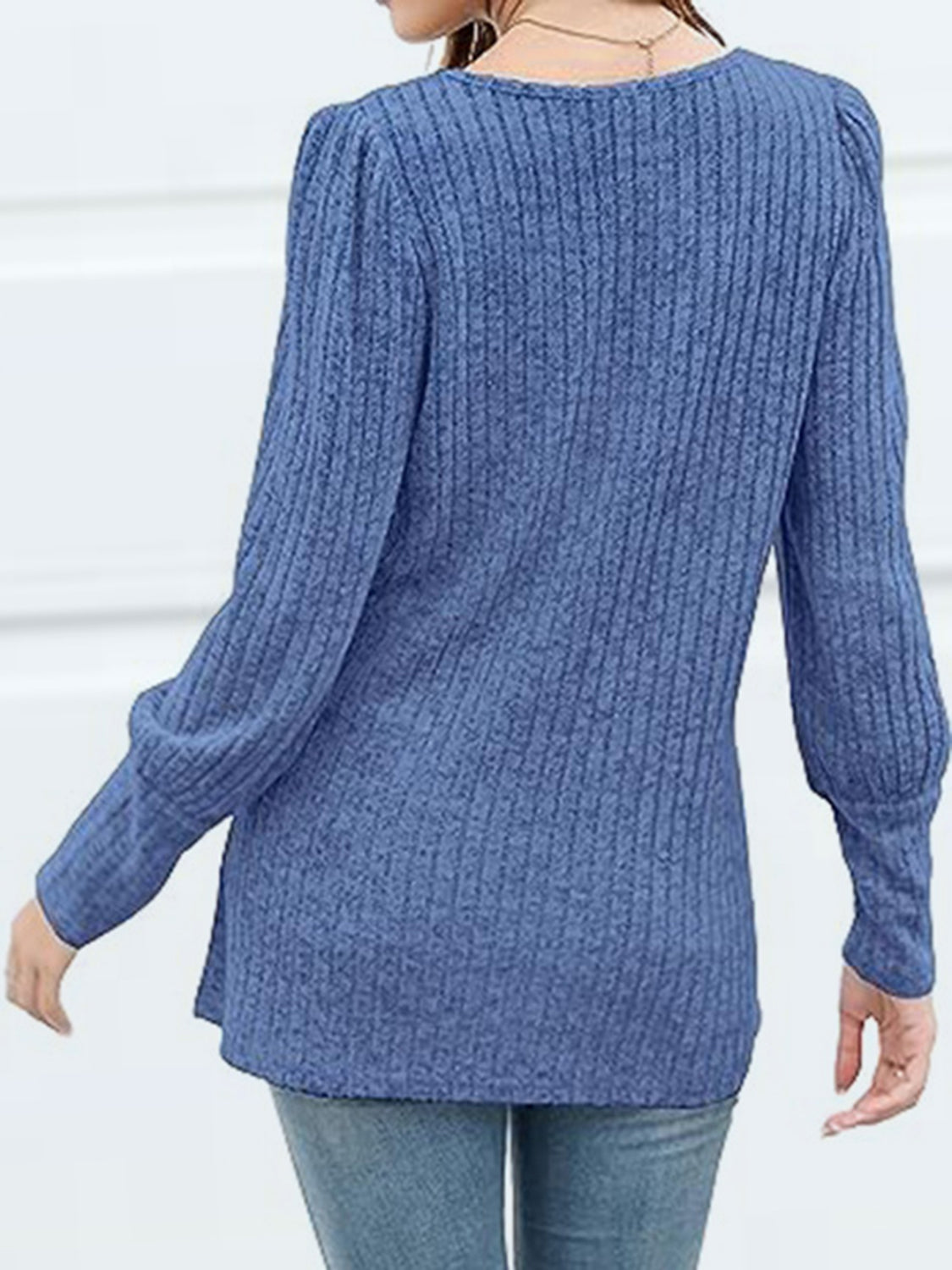 Decorative Button Square Neck Top – Trendsi | ClozArt