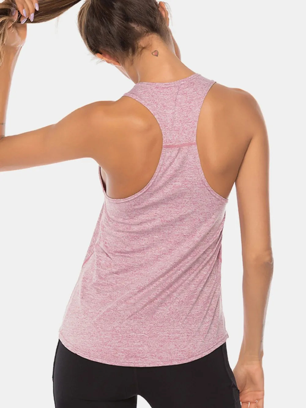 Full Size Scoop Neck Wide Strap Active Tank – Trendsi | ClozArt