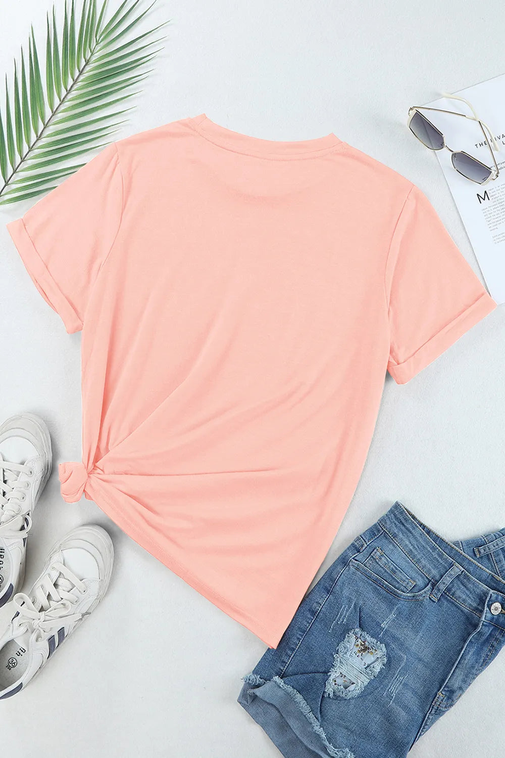 MAMA Round Neck Short Sleeve T-Shirt – Trendsi | ClozArt