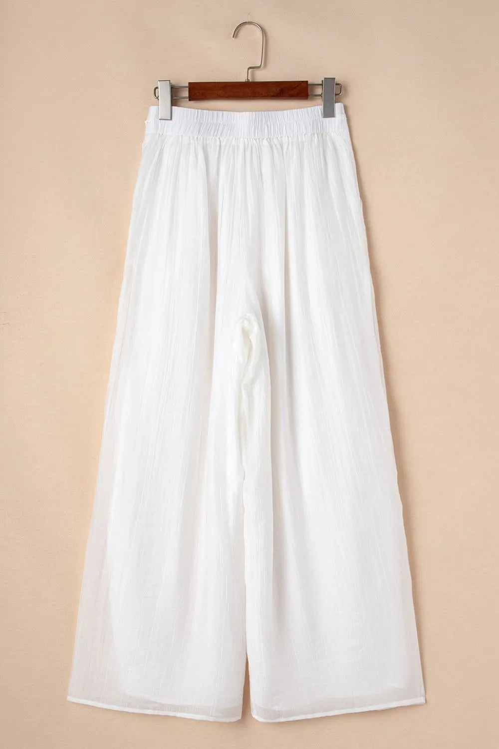 Tie Waist Pleated Wide Leg Pants – Trendsi | ClozArt