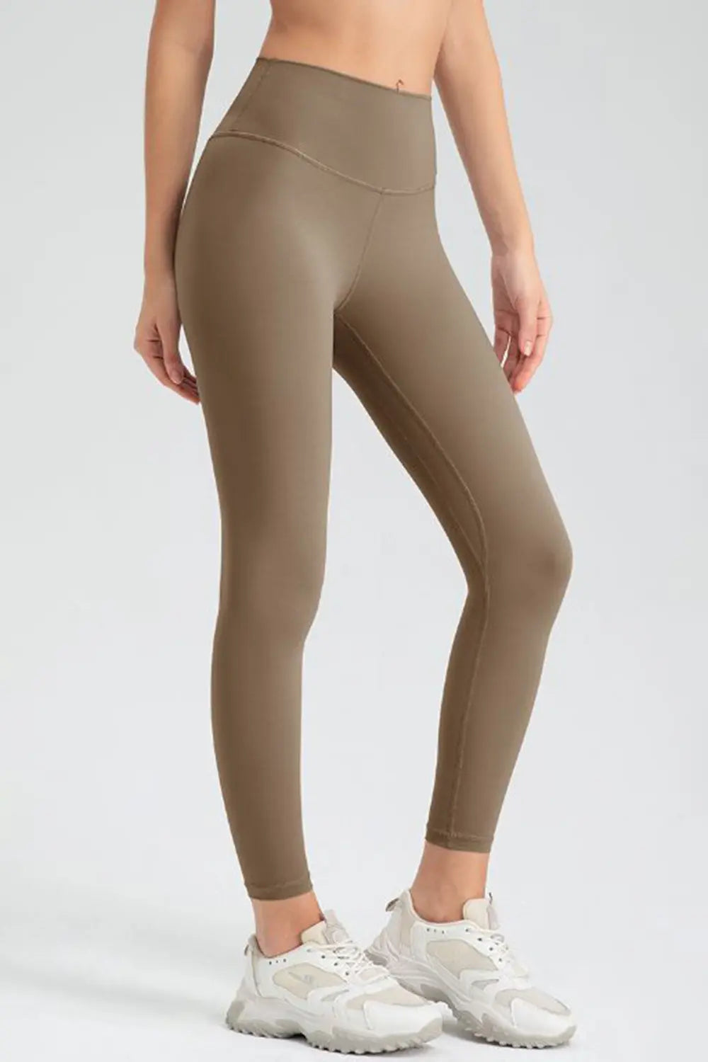 Wide Waistband Slim Fit Active Leggings – Trendsi | ClozArt