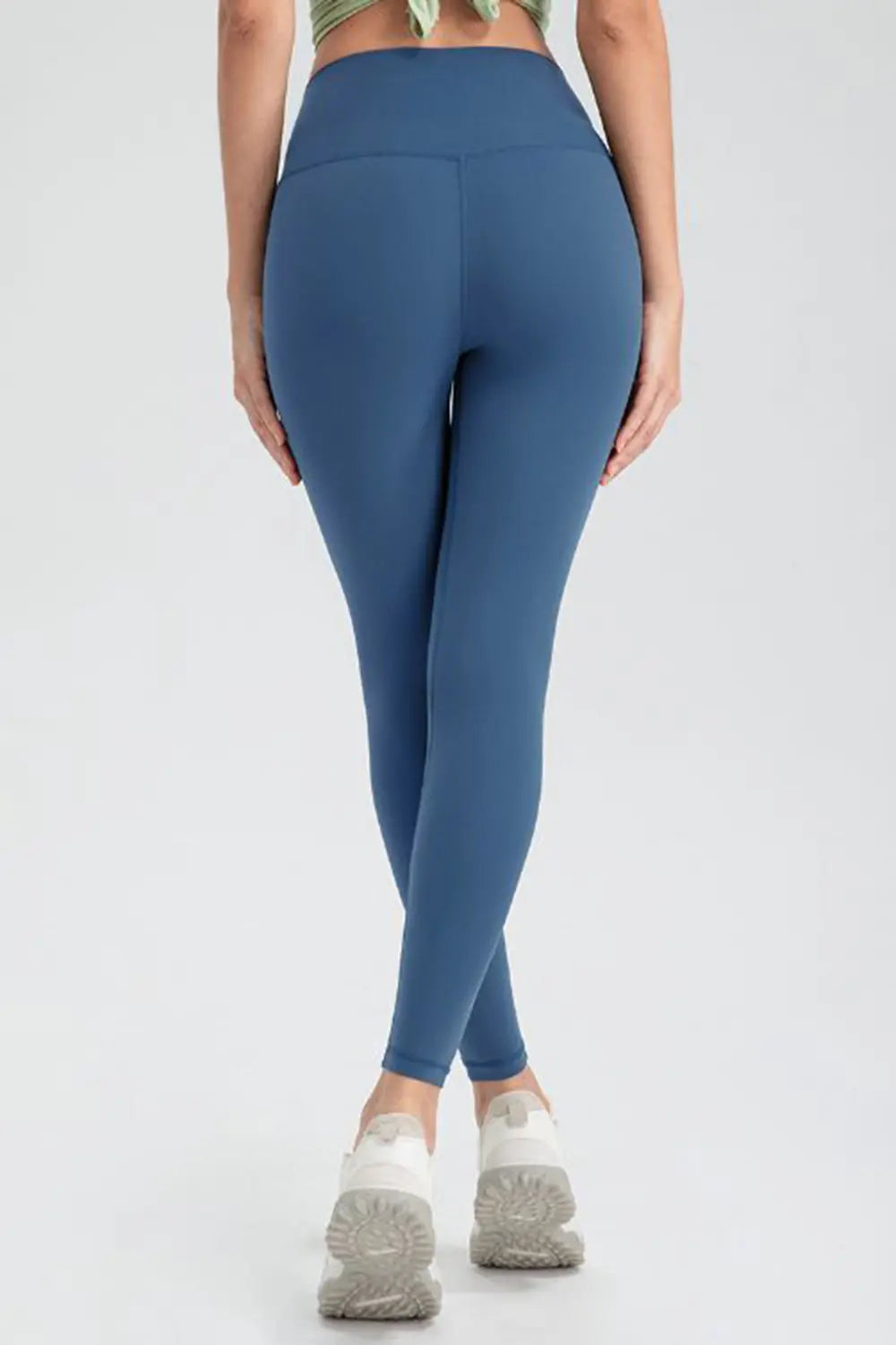Wide Waistband Slim Fit Active Leggings – Trendsi | ClozArt