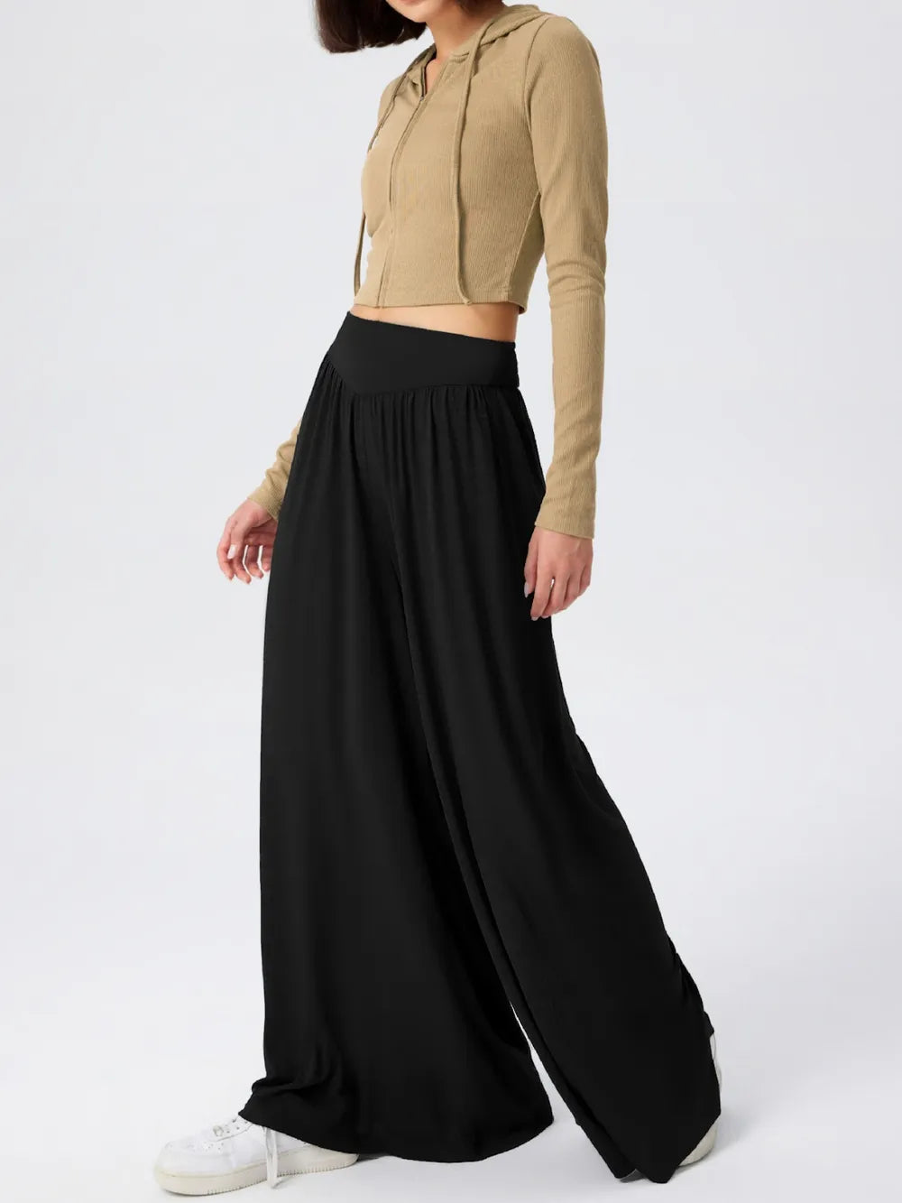 High Waist Wide Leg Pants – Trendsi | ClozArt