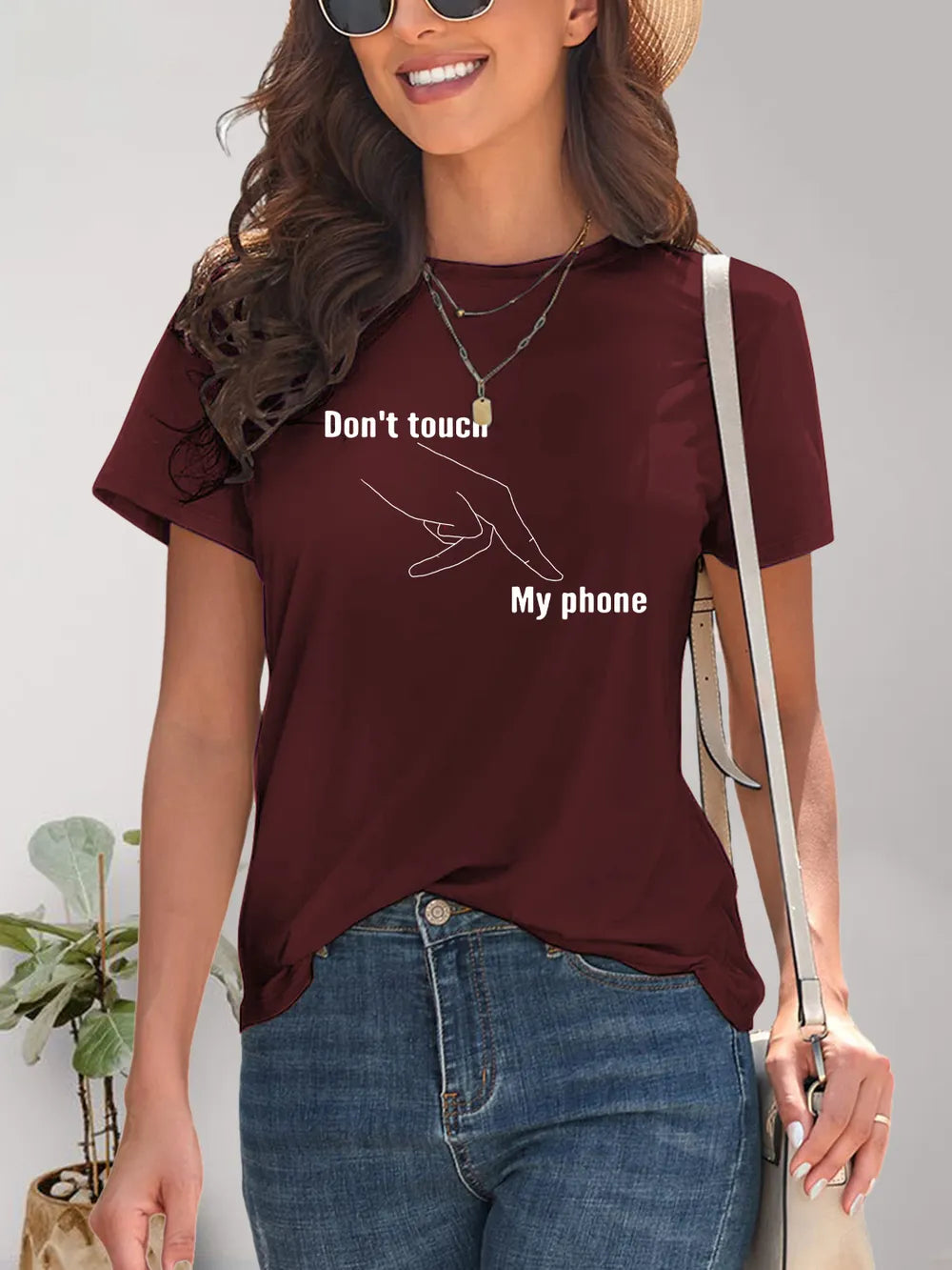 Graphic Round Neck Short Sleeve T-Shirt – Trendsi | ClozArt