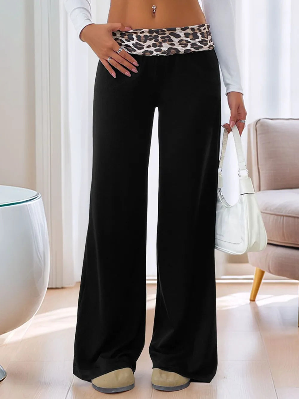 High Waist Leopard Pants – Trendsi | ClozArt