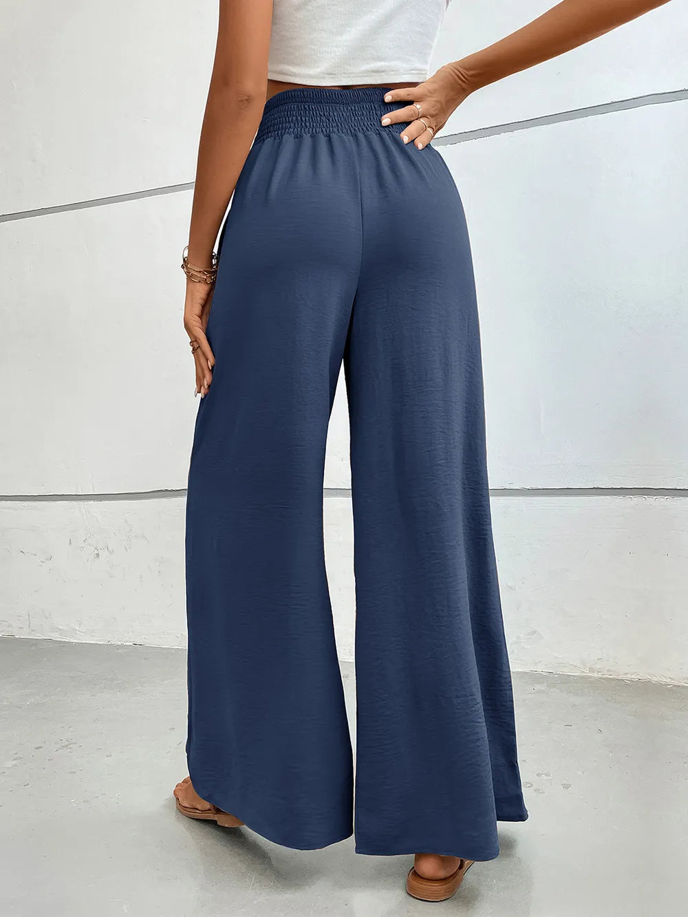 Perfee Wide Leg Pants with Pockets – Trendsi | ClozArt