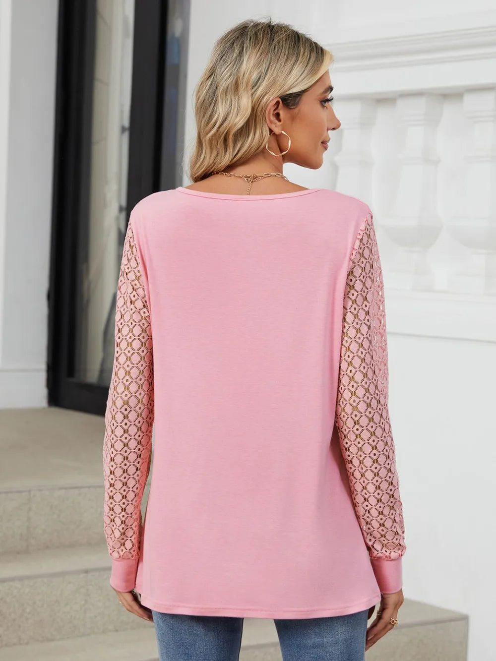 Cutout Round Neck Long Sleeve T-Shirt – Trendsi | ClozArt
