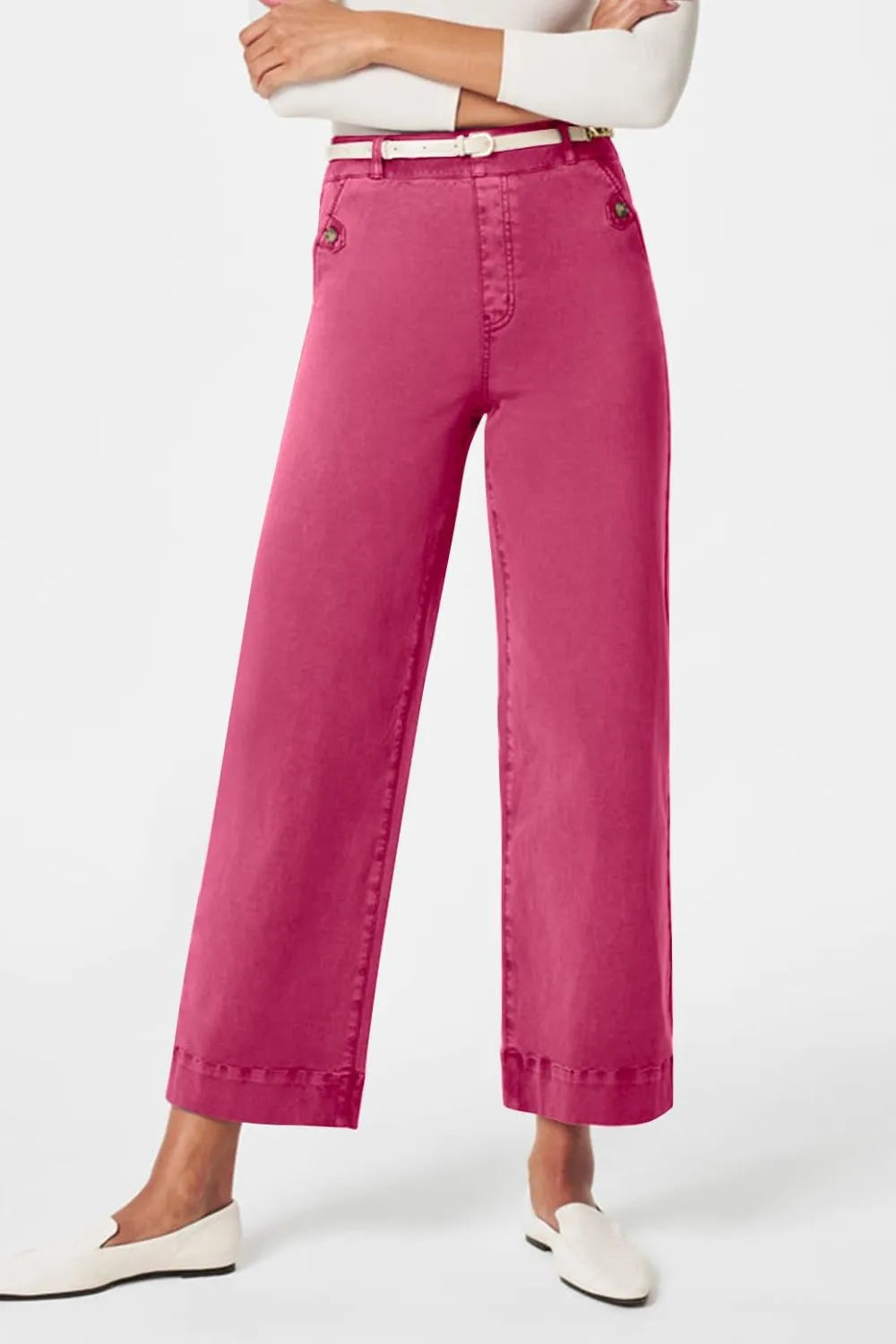 High Waist Jeans with Pockets – Trendsi | ClozArt