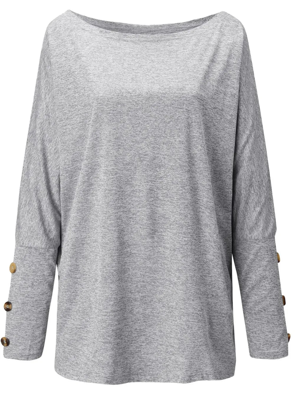 One Shoulder Long Sleeve T-Shirt – Trendsi | ClozArt