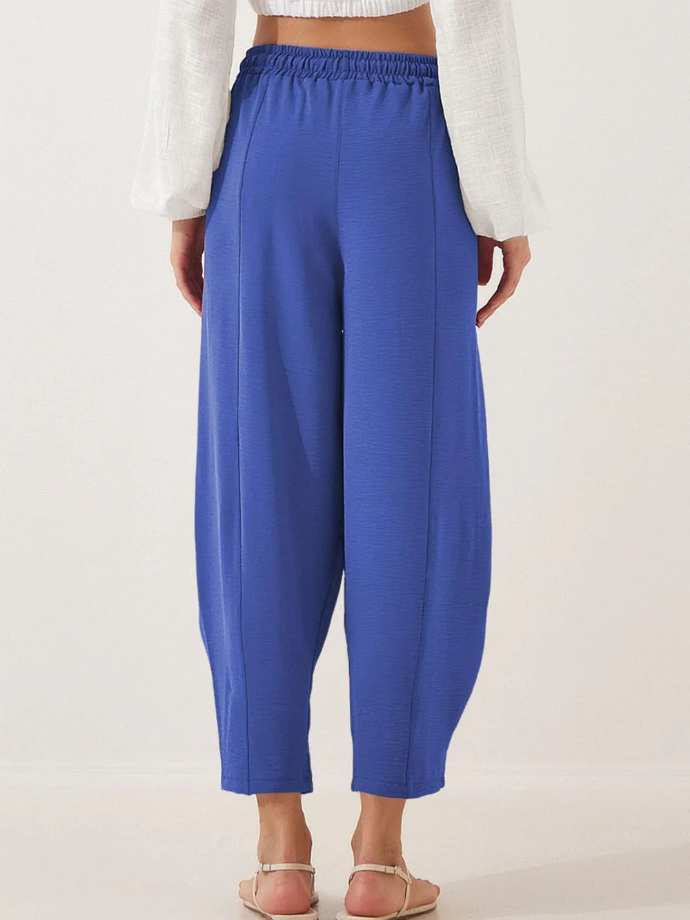 Full Size Drawstring Cropped Jogger Pants Plus Size – Trendsi | ClozArt