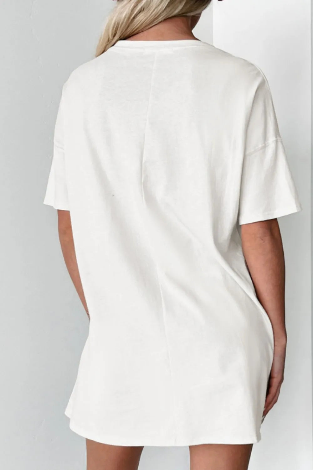 Sequin Round Neck Short Sleeve Oversized T-Shirt – Trendsi | ClozArt
