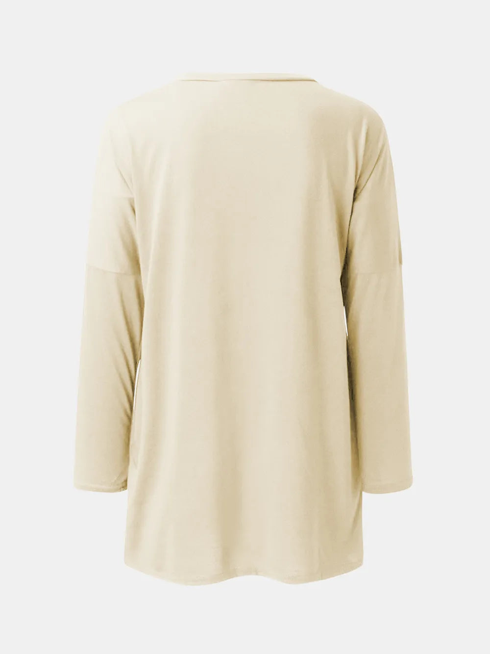 Full Size Round Neck Long Sleeve T-Shirt – Trendsi | ClozArt