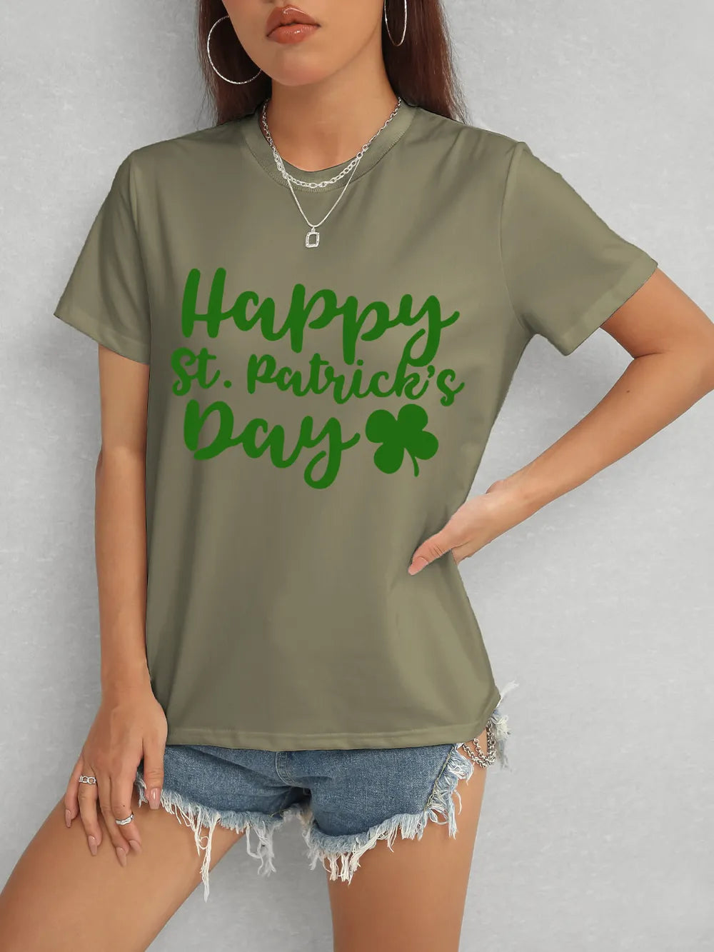 HAPPY ST. PATRICK'S DAY Short Sleeve T-Shirt – Trendsi | ClozArt
