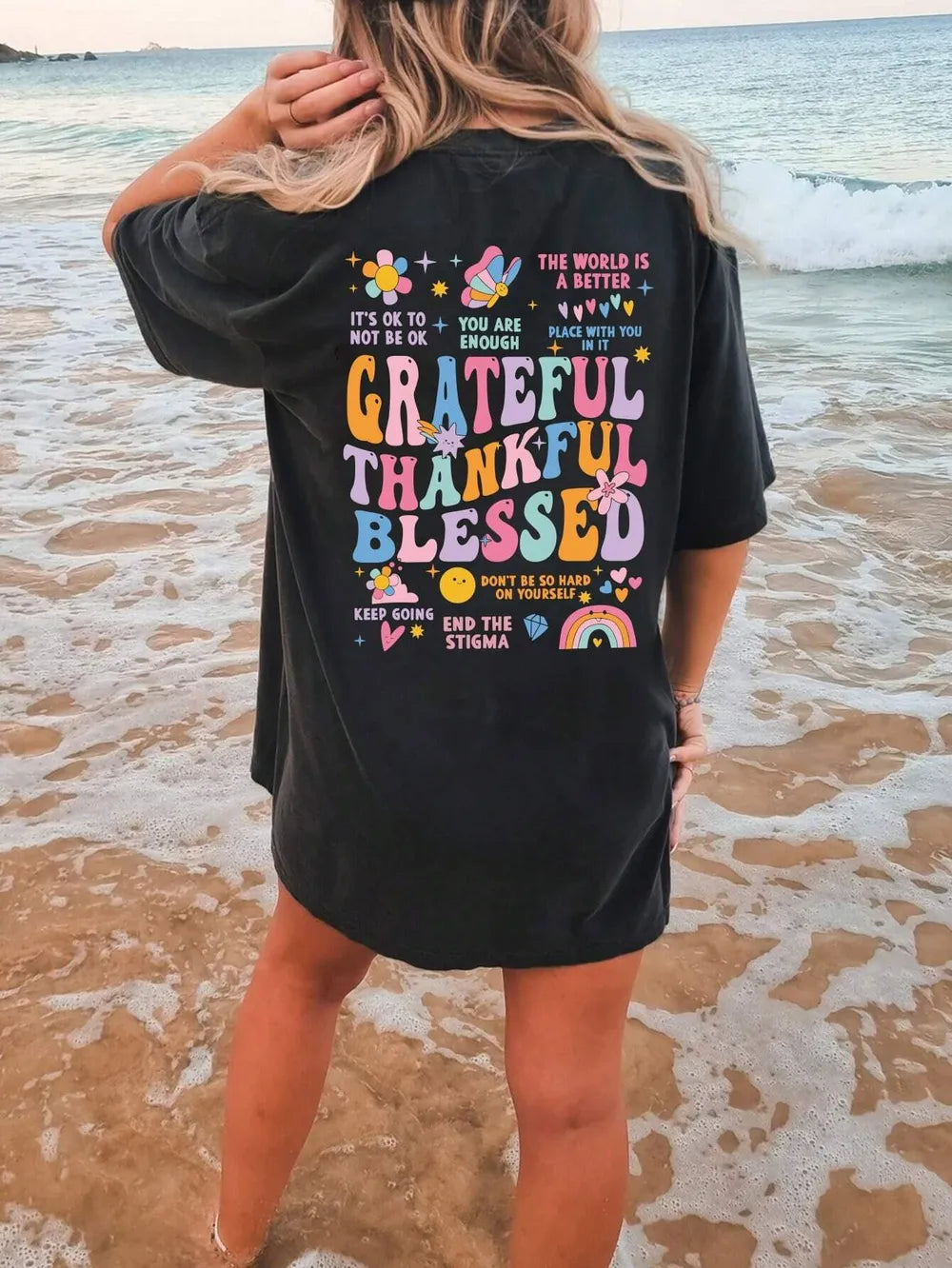 Letter Graphic Round Neck Short Sleeve T-Shirt – Trendsi | ClozArt