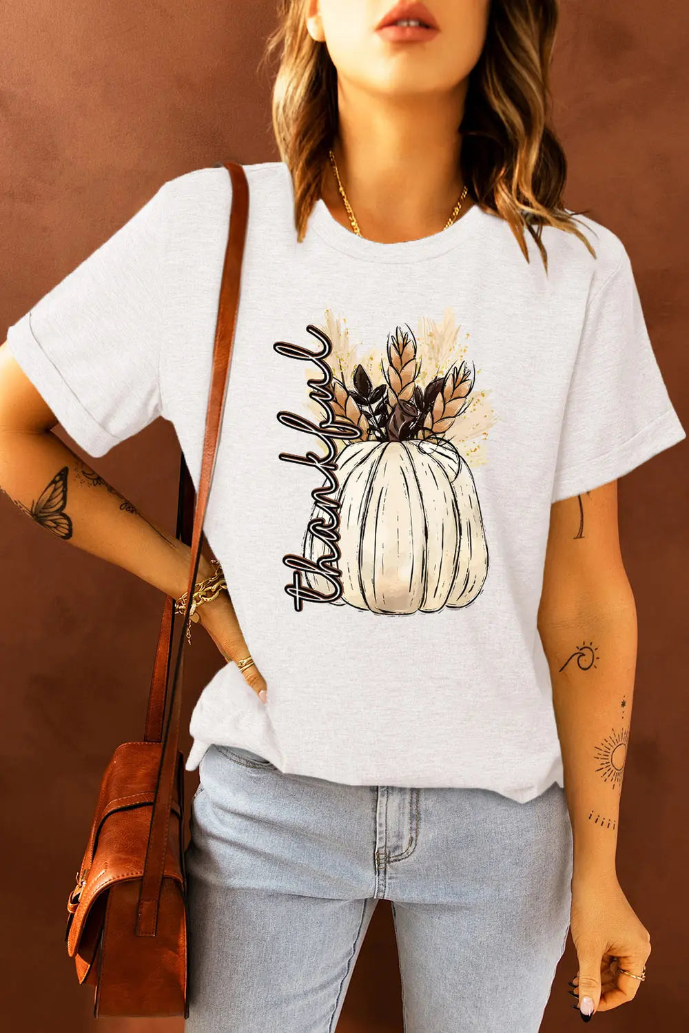 Graphic Round Neck Short Sleeve T-Shirt – Trendsi | ClozArt