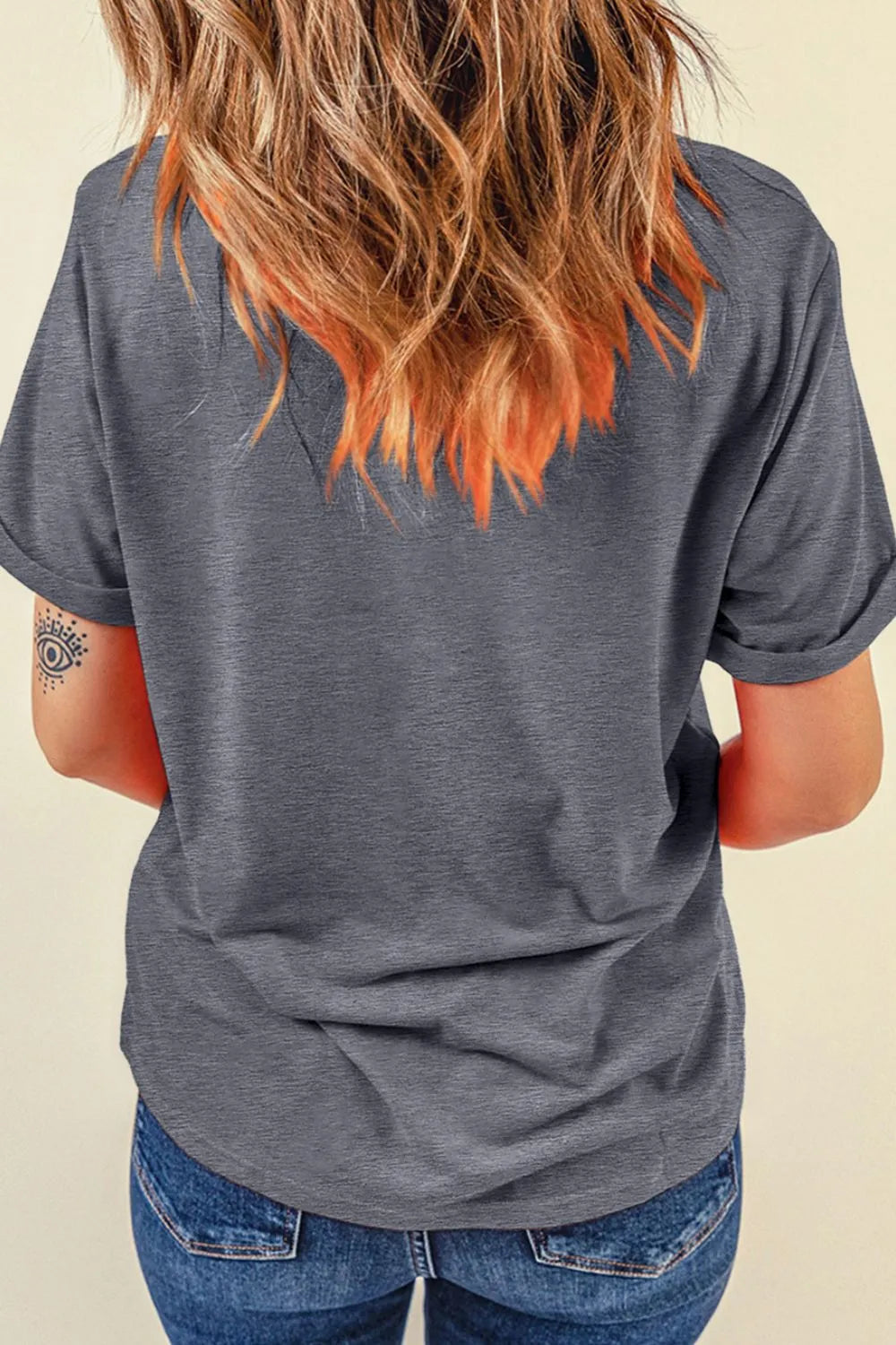 Bunny Ear Bow Graphic Short Sleeve T-Shirt – Trendsi | ClozArt