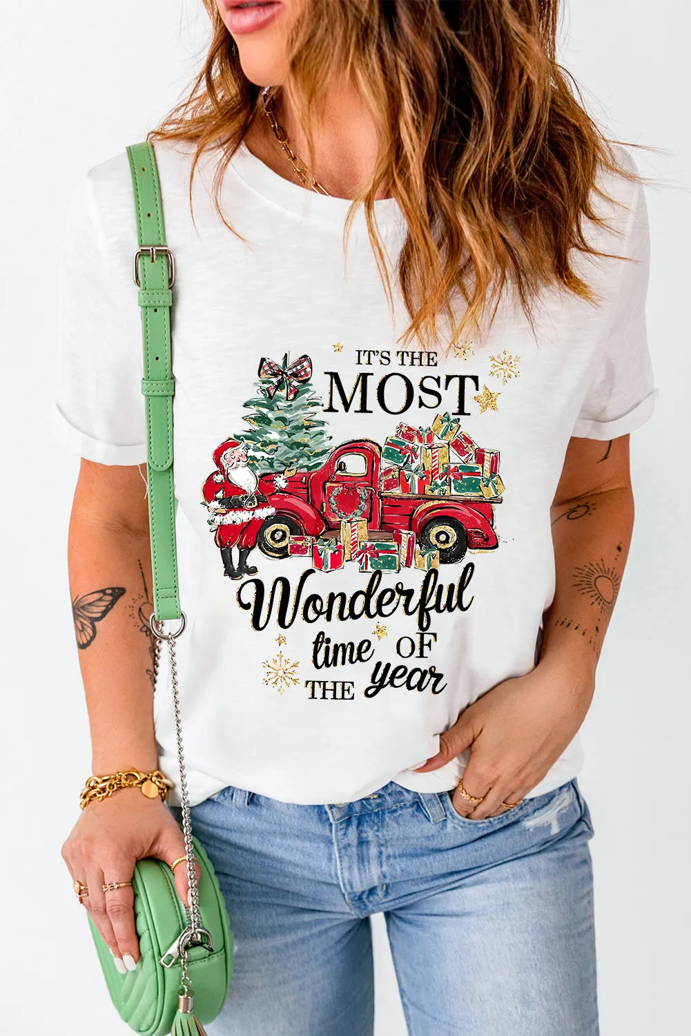 Graphic Round Neck Short Sleeve T-Shirt – Trendsi | ClozArt