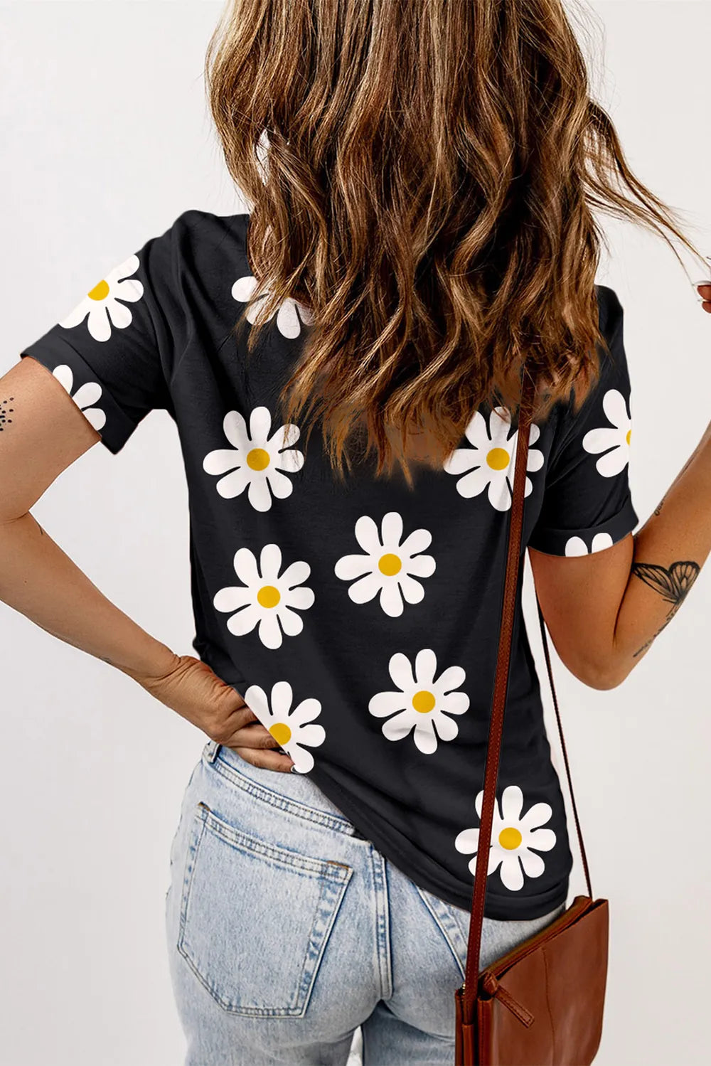 Printed Round Neck Short Sleeve T-Shirt – Trendsi | ClozArt