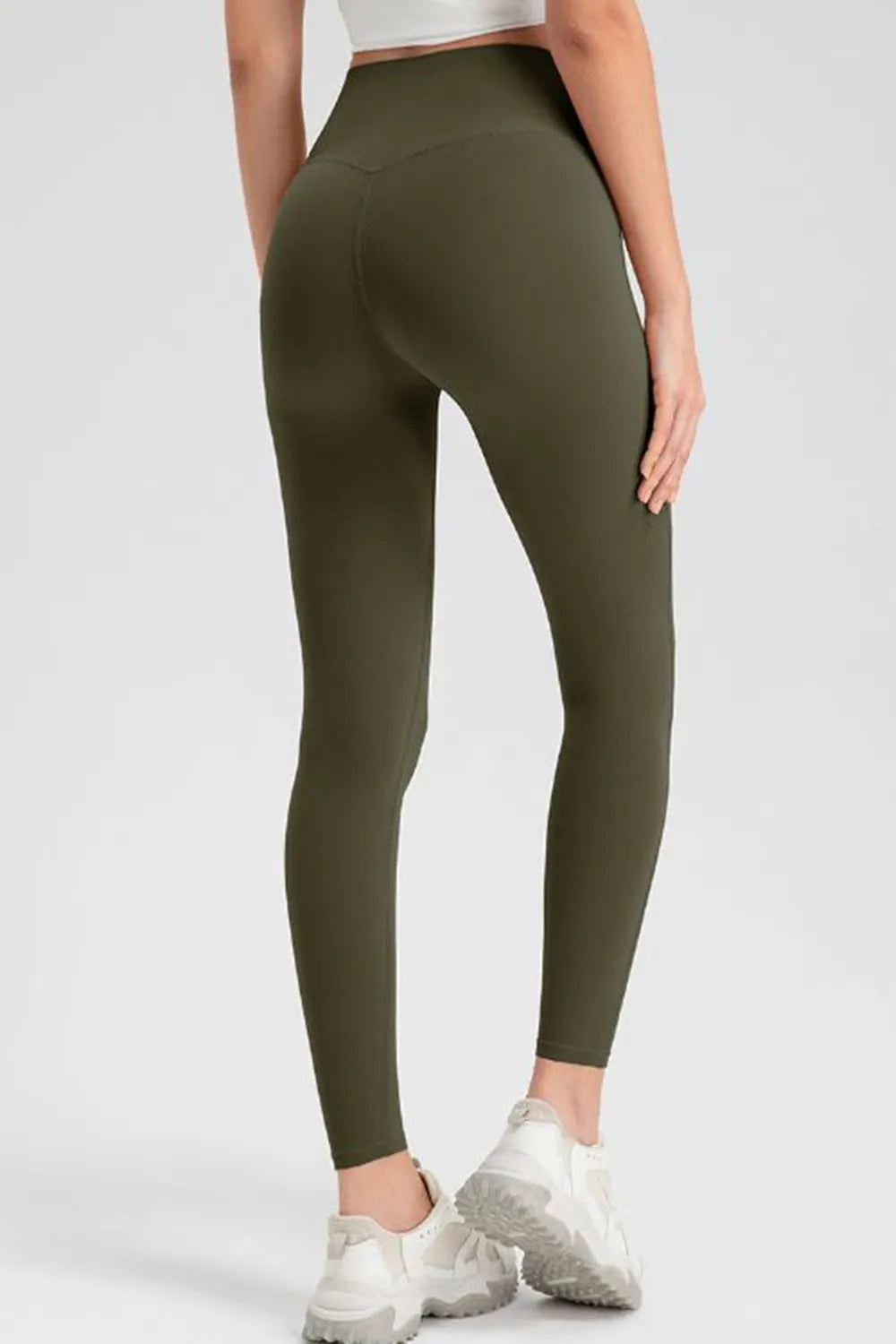 High Waist Skinny Active Pants – Trendsi | ClozArt