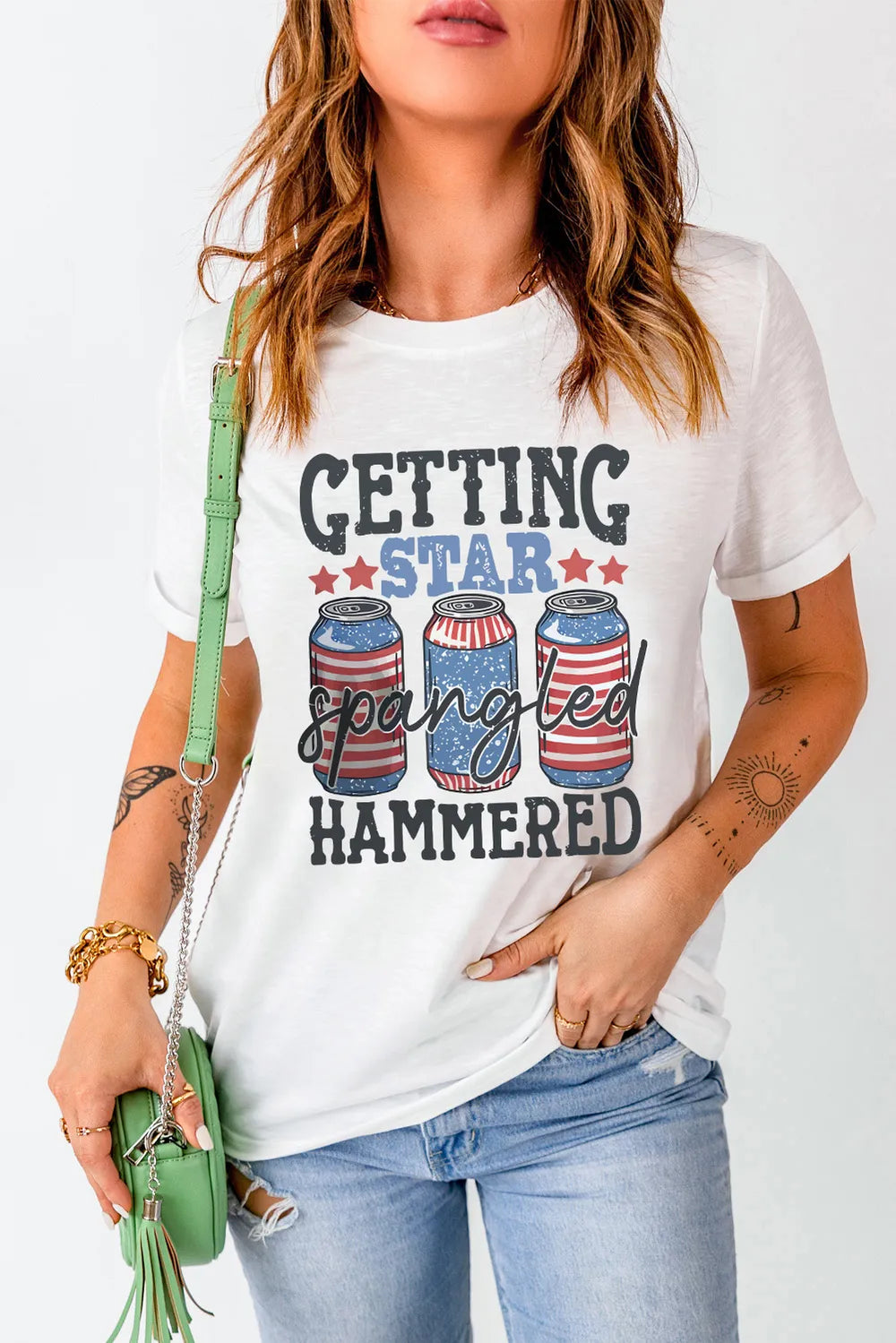 Graphic Round Neck Short Sleeve T-Shirt – Trendsi | ClozArt