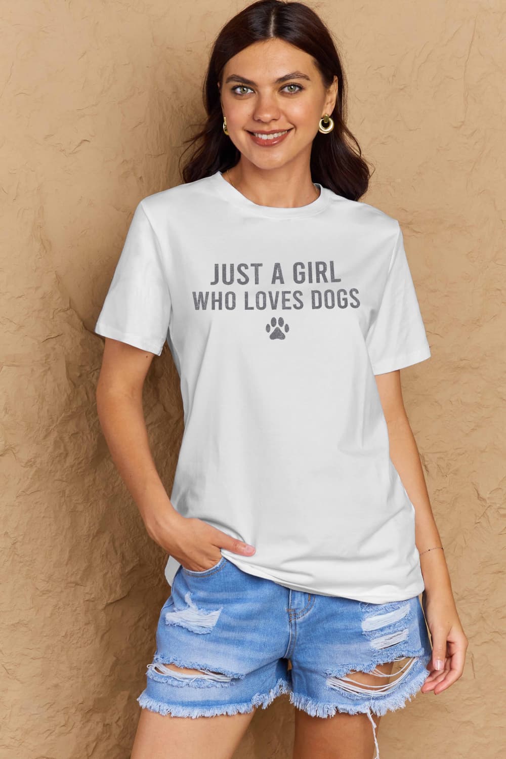 Simply Love Full Size Dog Paw Graphic Cotton T-Shirt – Trendsi | ClozArt