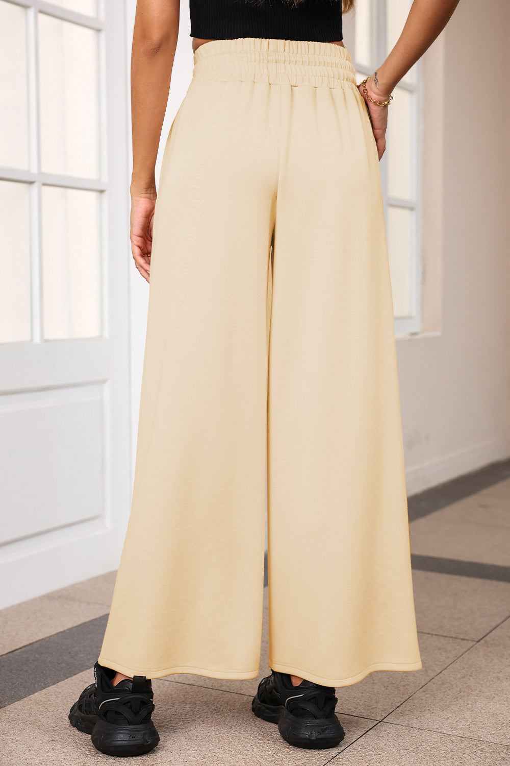 Drawstring Wide Leg Pants with Pockets – Trendsi | ClozArt