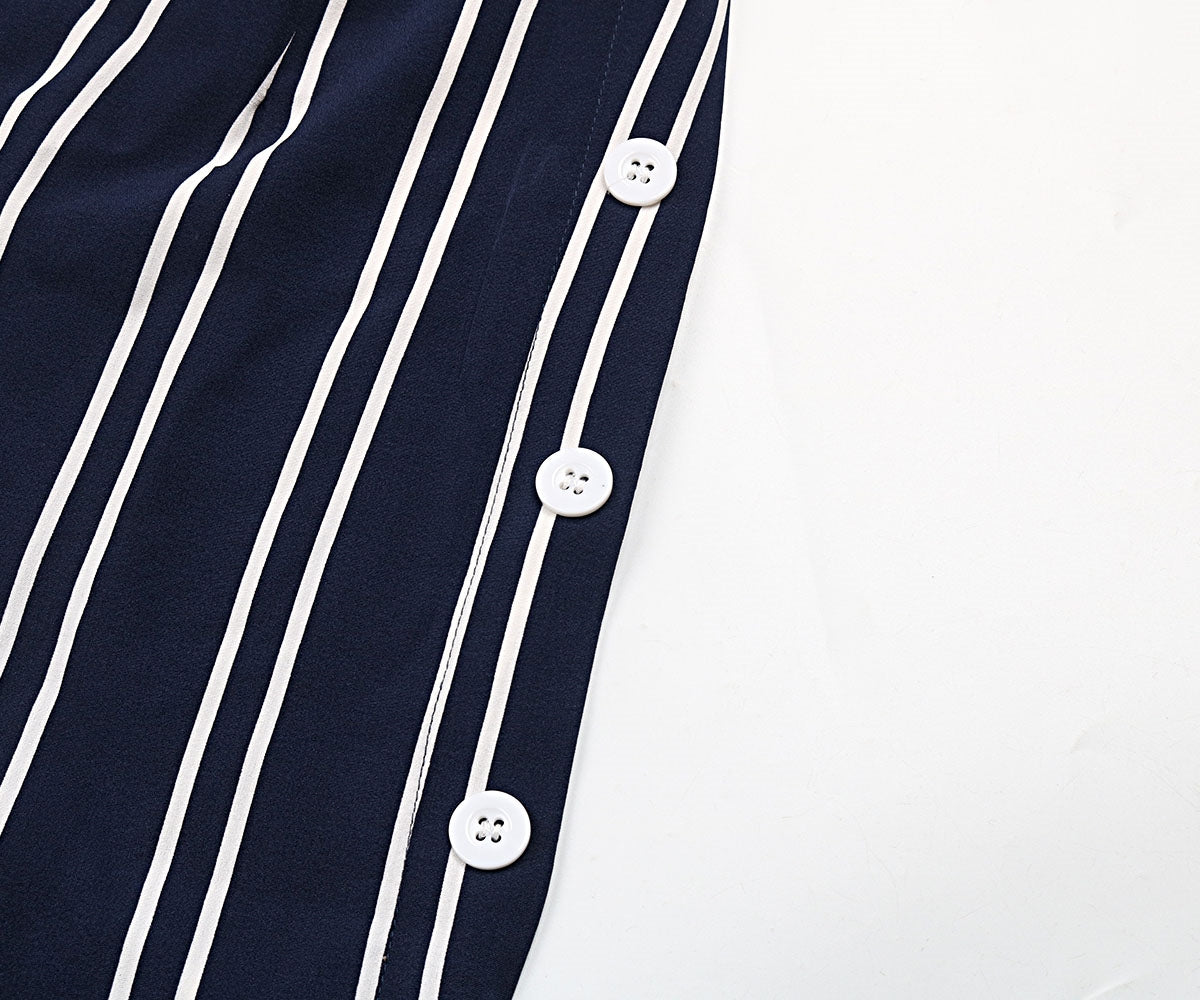 Perfee Striped Slit Wide Leg Pants – Trendsi | ClozArt