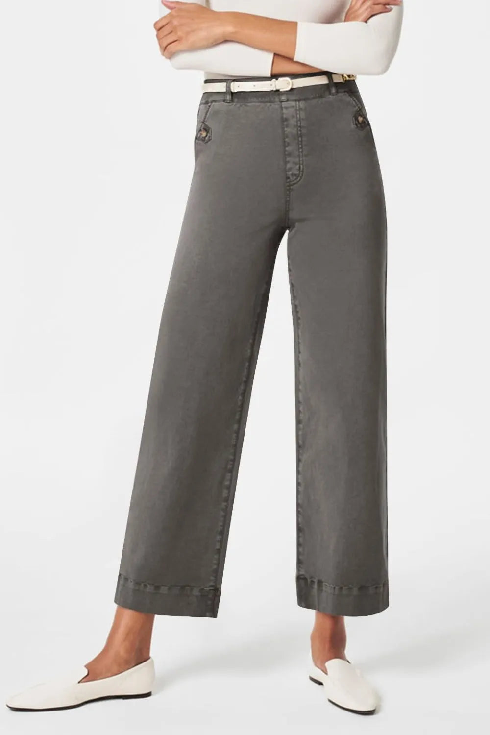 High Waist Jeans with Pockets – Trendsi | ClozArt