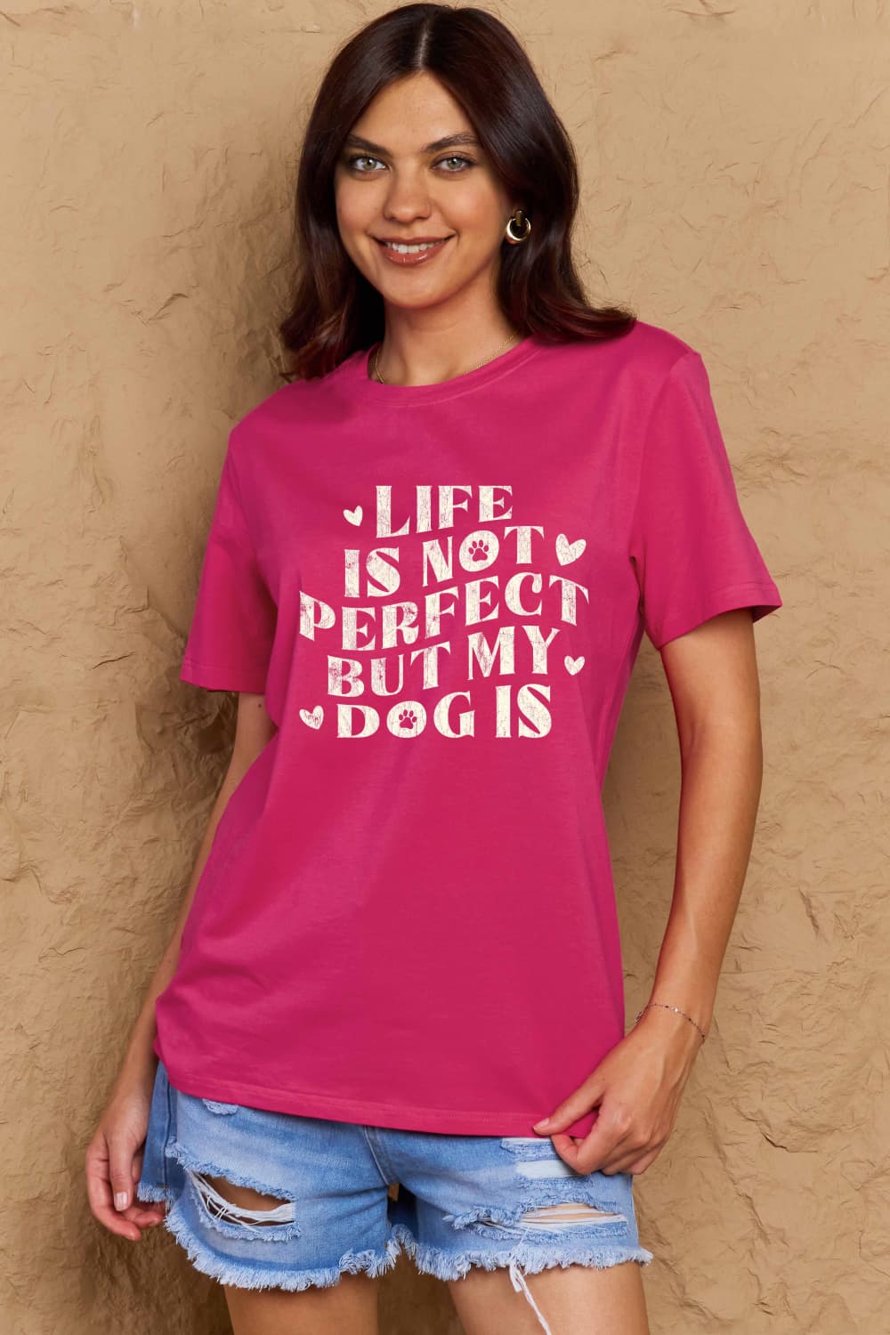 Simply Love Full Size Dog Slogan Graphic Cotton T-Shirt – Trendsi | ClozArt