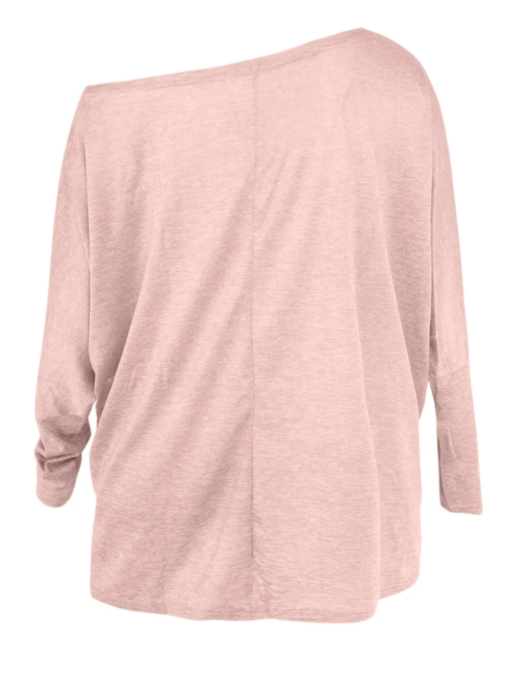 One Shoulder Long Sleeve T-Shirt – Trendsi | ClozArt