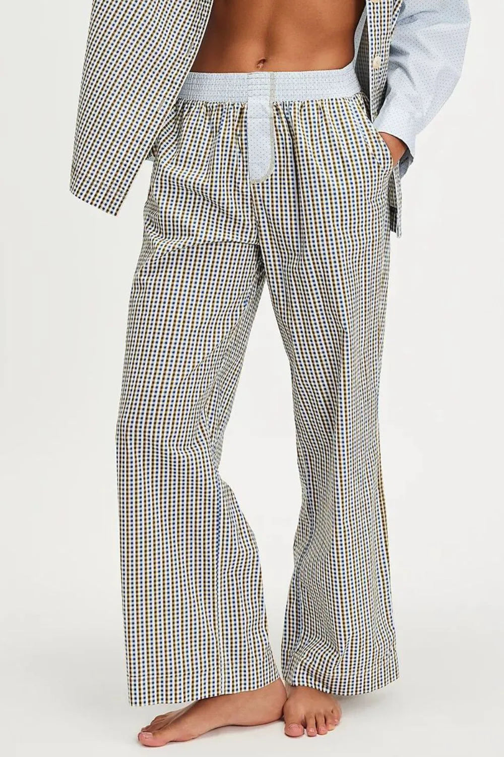Elastic Waist Wide Leg Pants – Trendsi | ClozArt