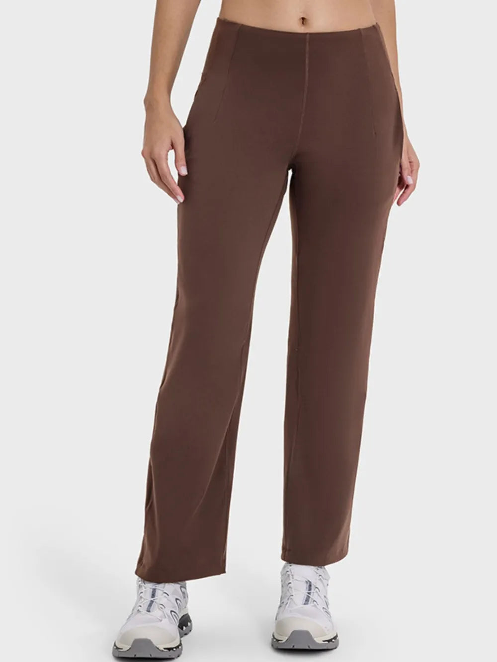 Millennia Pocketed High Waist Active Pants – Trendsi | ClozArt