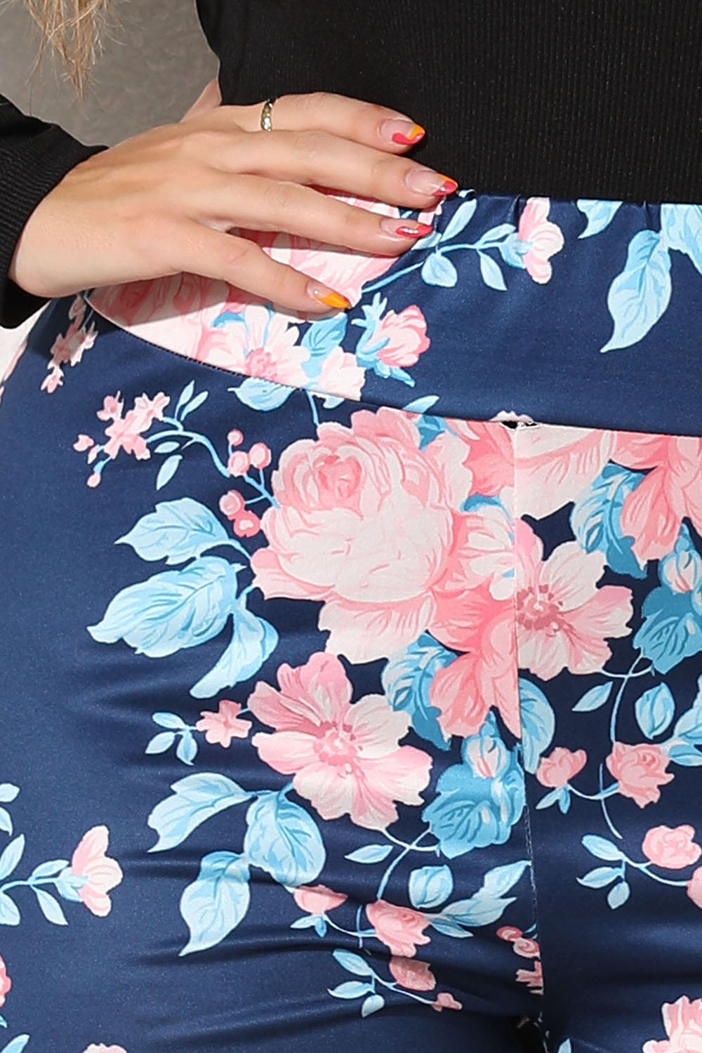 Plus Size Floral Print Legging – Trendsi | ClozArt