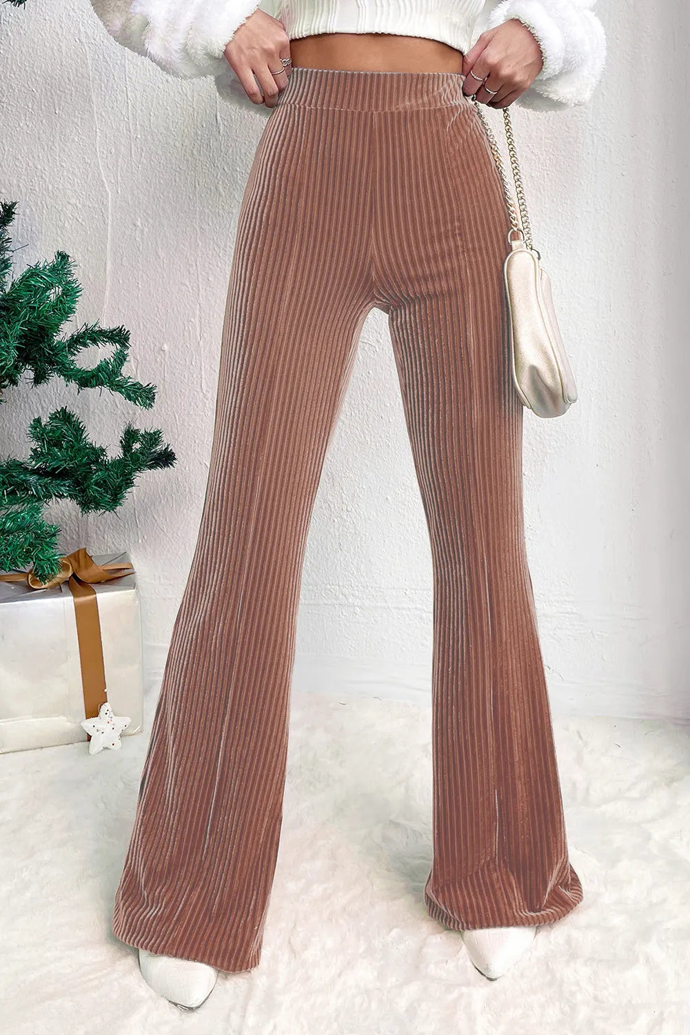 High Waist Bootcut Pants – Trendsi | ClozArt