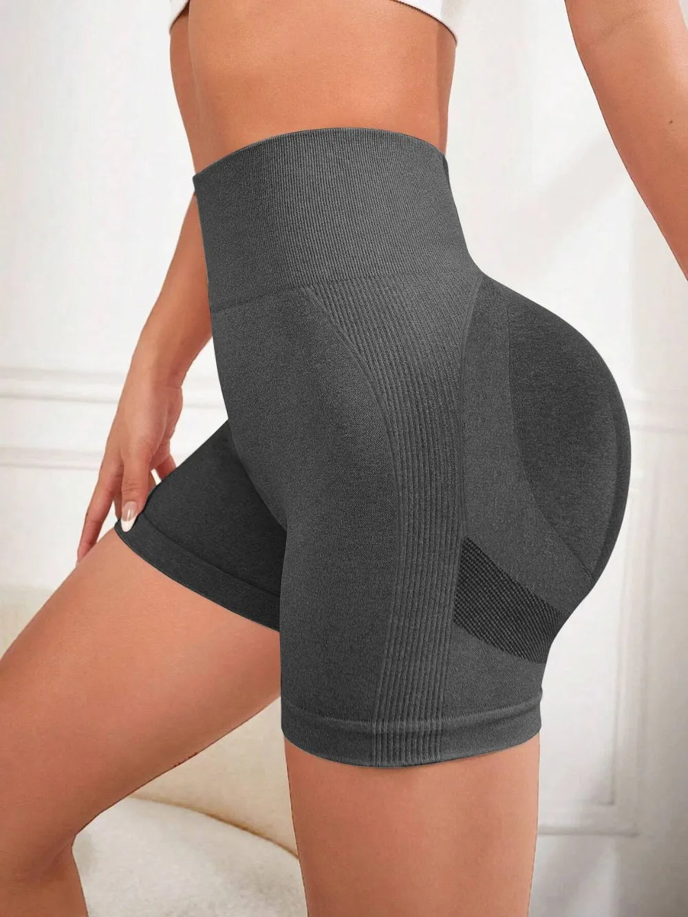 High Waist Active Shorts – Trendsi | ClozArt