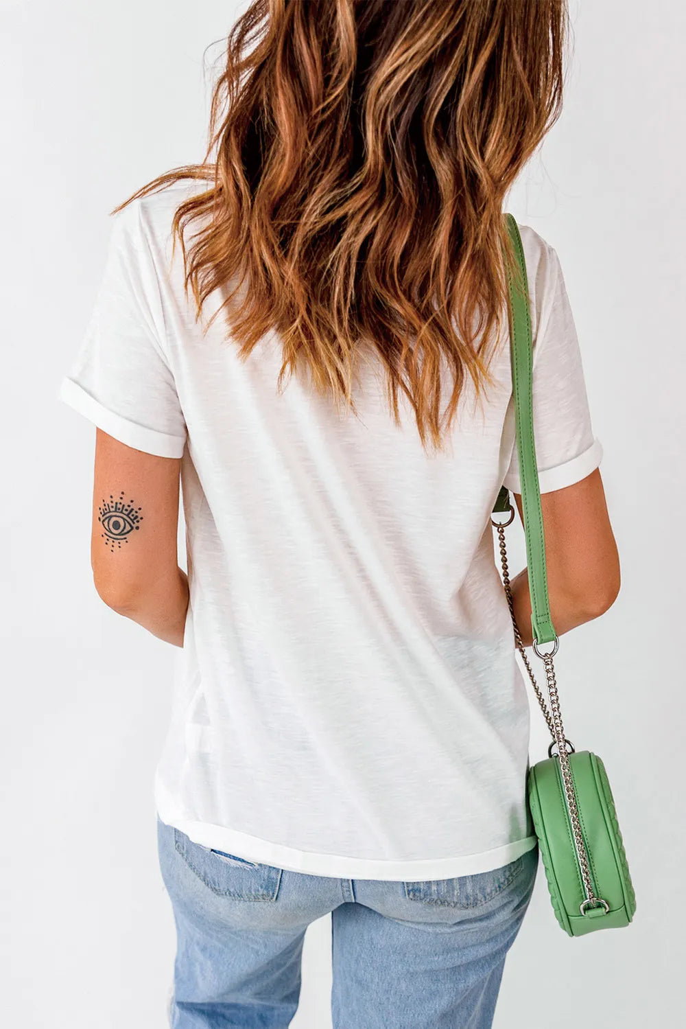 AMERICA Round Neck Short Sleeve T-Shirt – Trendsi | ClozArt