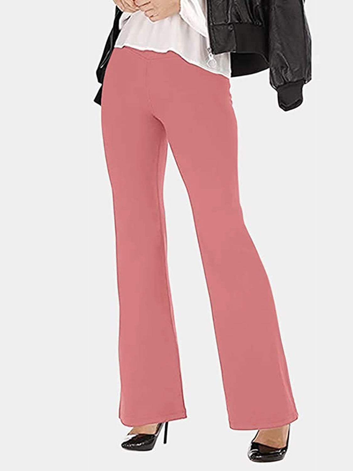 V-Waist Bootcut Long Pants – Trendsi | ClozArt