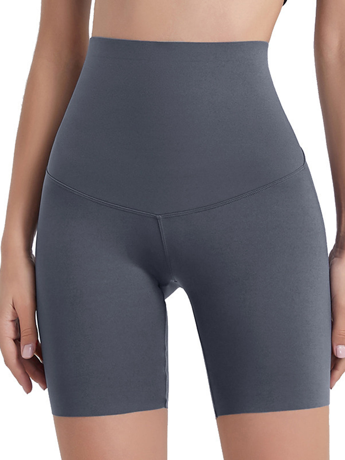 Wide Waistband Sports Shorts – Trendsi | ClozArt