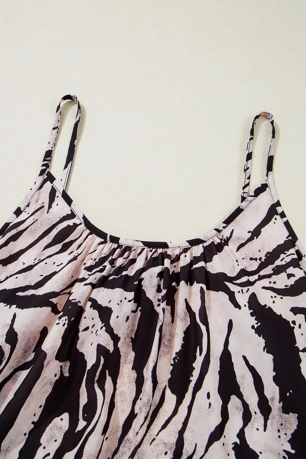 Abstract Print Tie Back Maxi Cami Dress – Trendsi | ClozArt